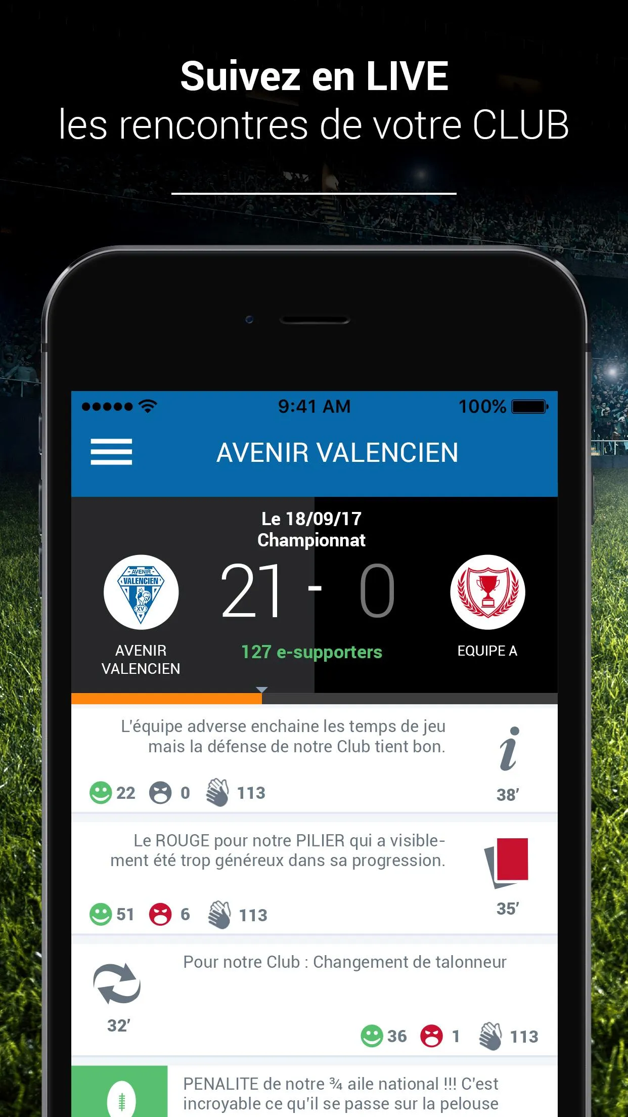 AVENIR VALENCIEN | Indus Appstore | Screenshot