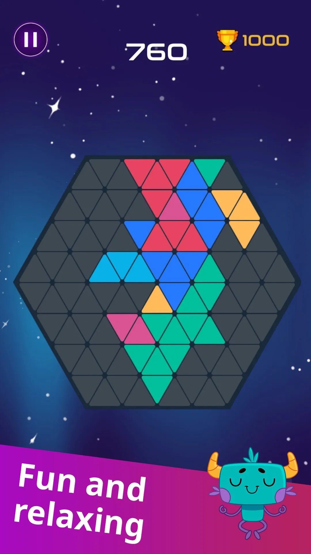 Mind games for adults: Triblok | Indus Appstore | Screenshot