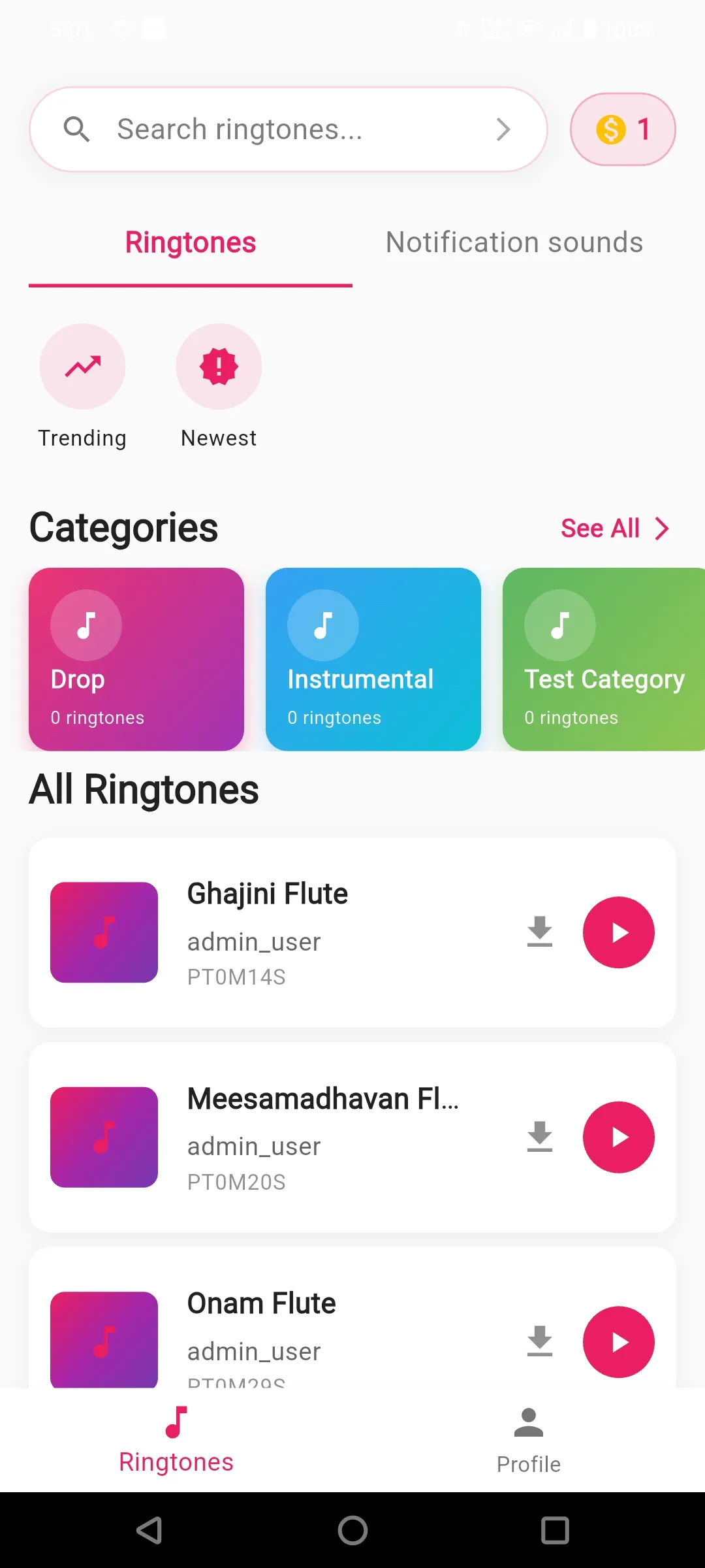 Ringtones Downloader: MP3 App | Indus Appstore | Screenshot