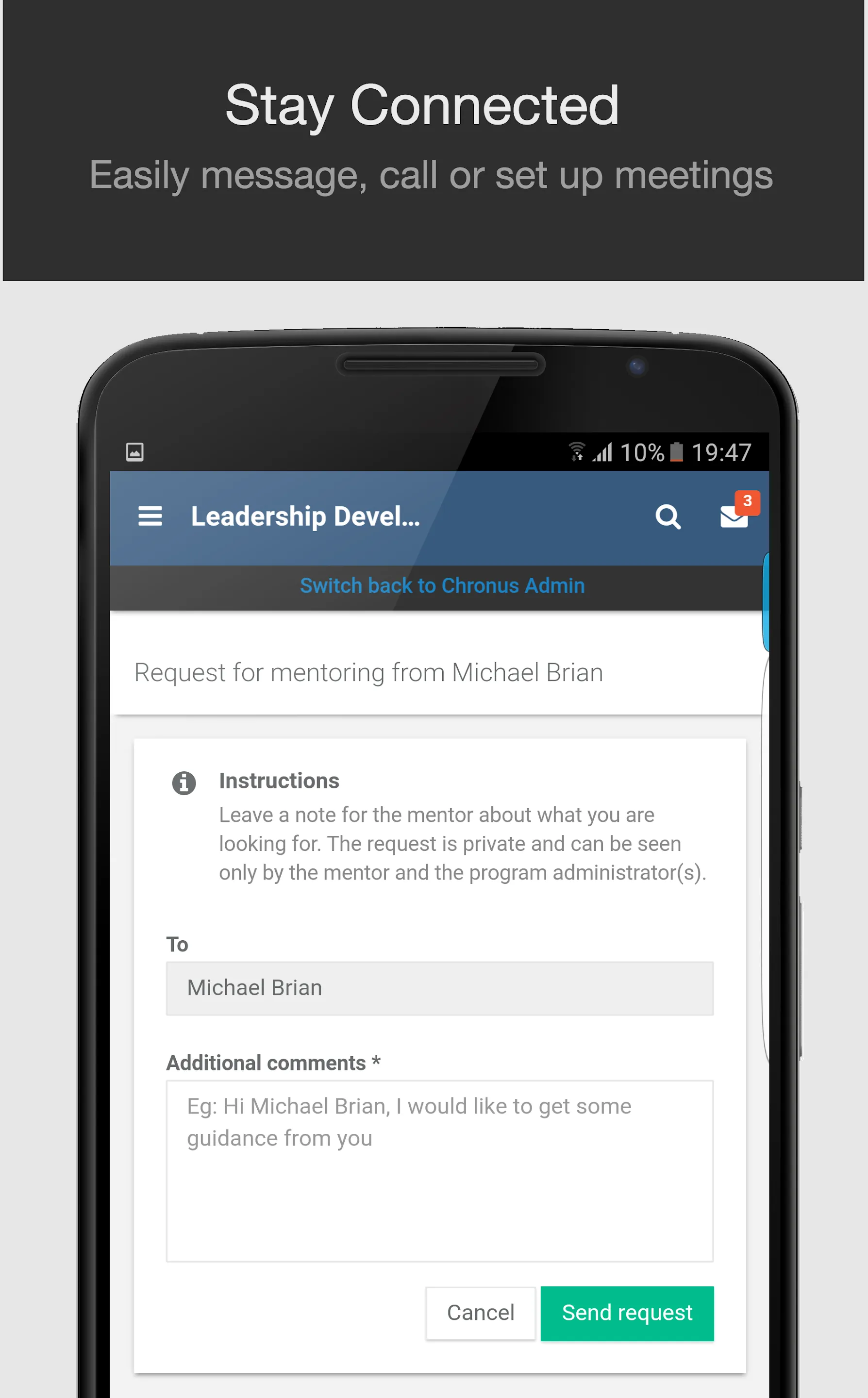 Chronus - Mobile Mentoring | Indus Appstore | Screenshot