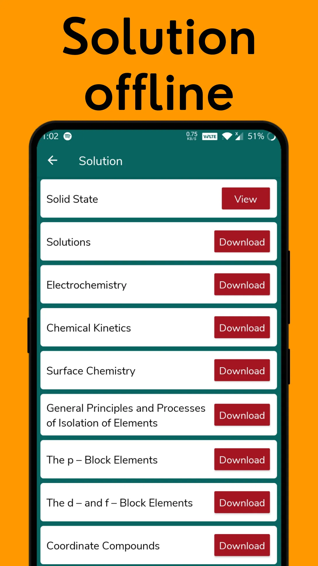 Class 12 Chemistry Solutions + | Indus Appstore | Screenshot