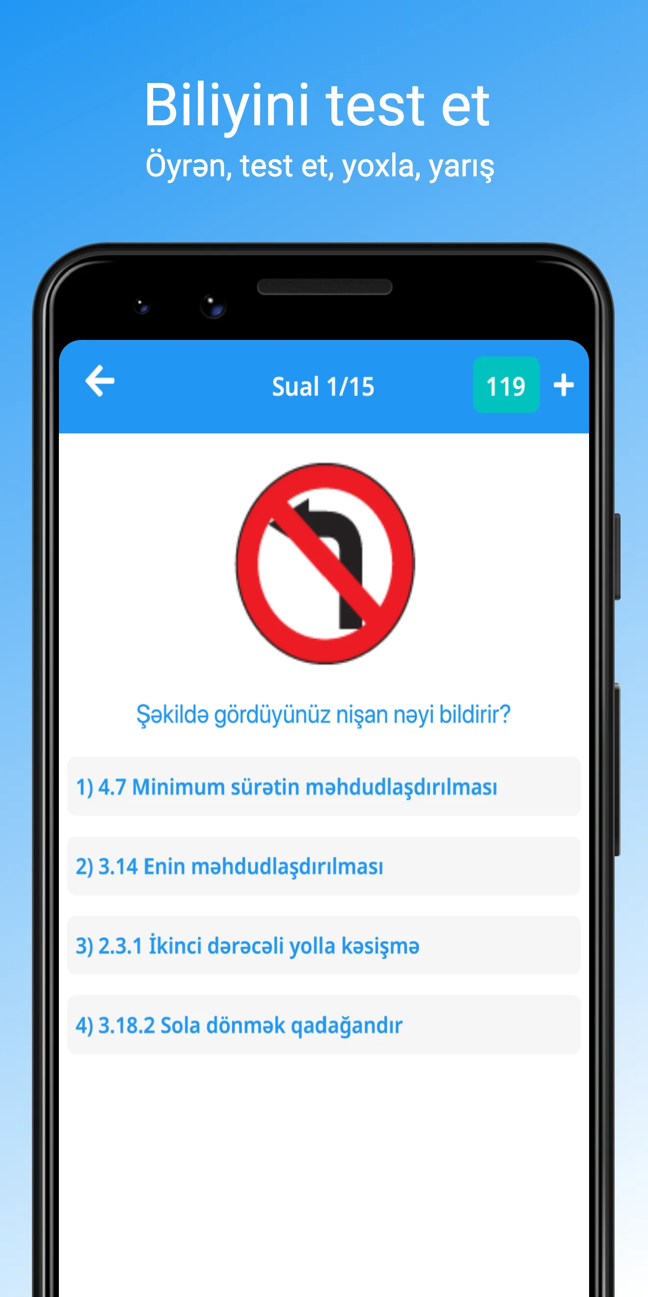 Yol nişanları 2024 | Indus Appstore | Screenshot