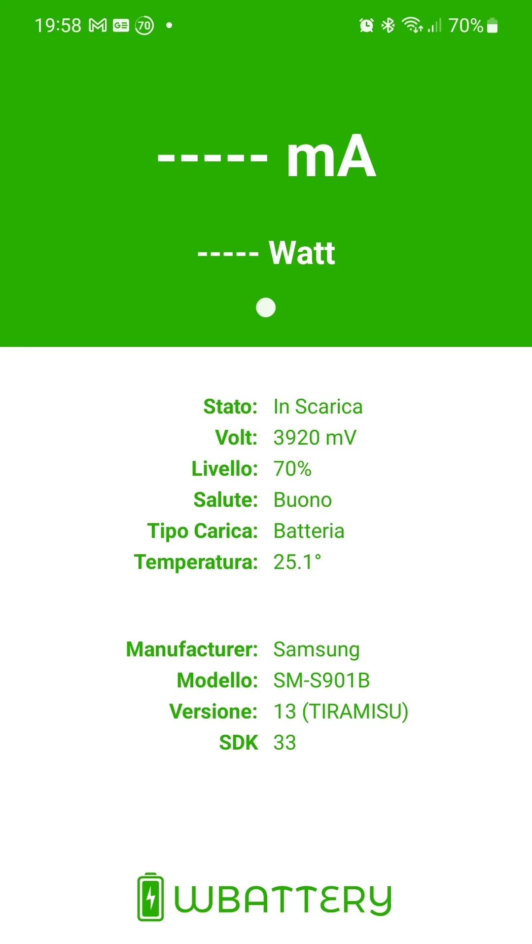 WBattery | Indus Appstore | Screenshot