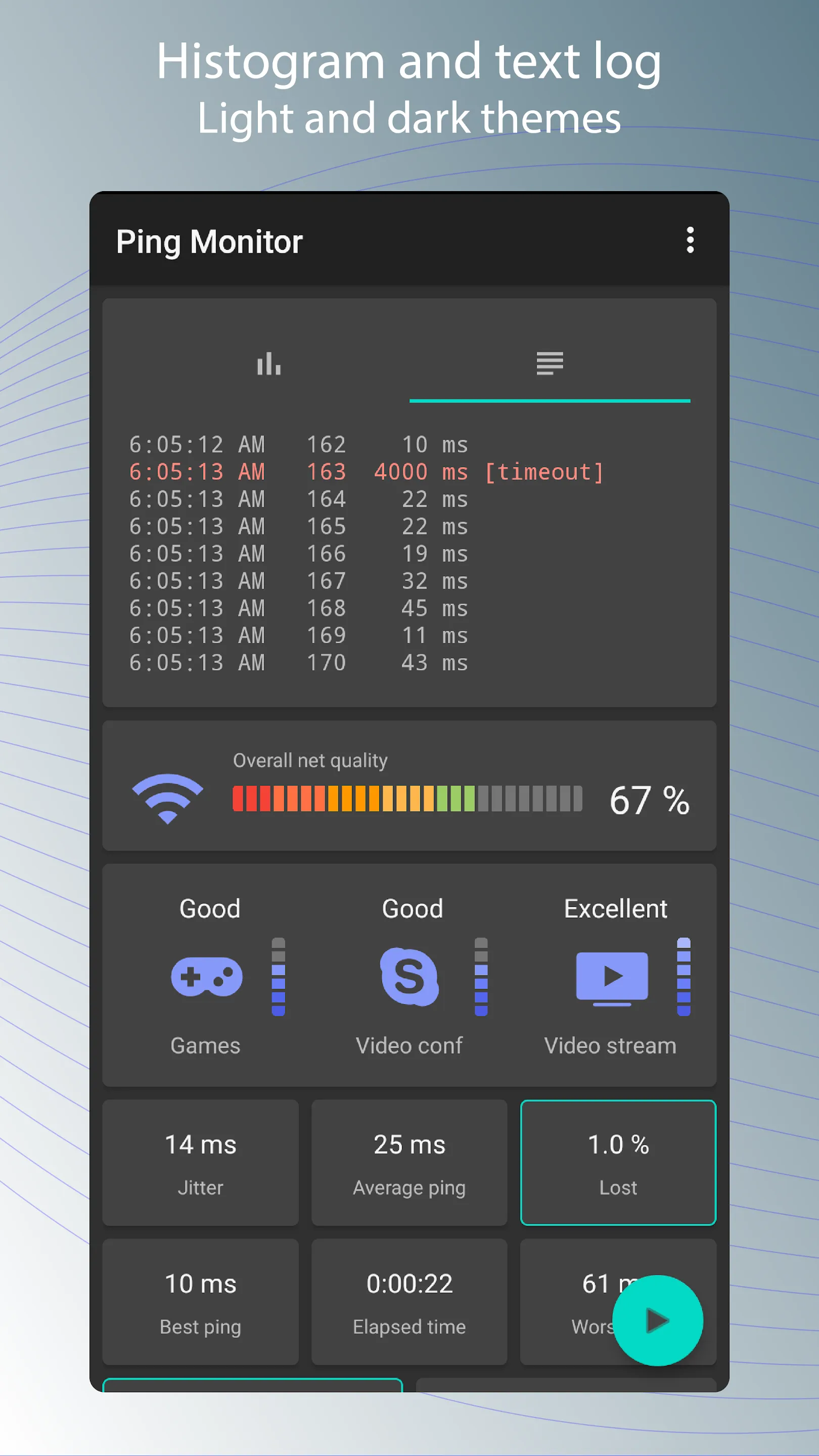 Pingmon - network ping monitor | Indus Appstore | Screenshot