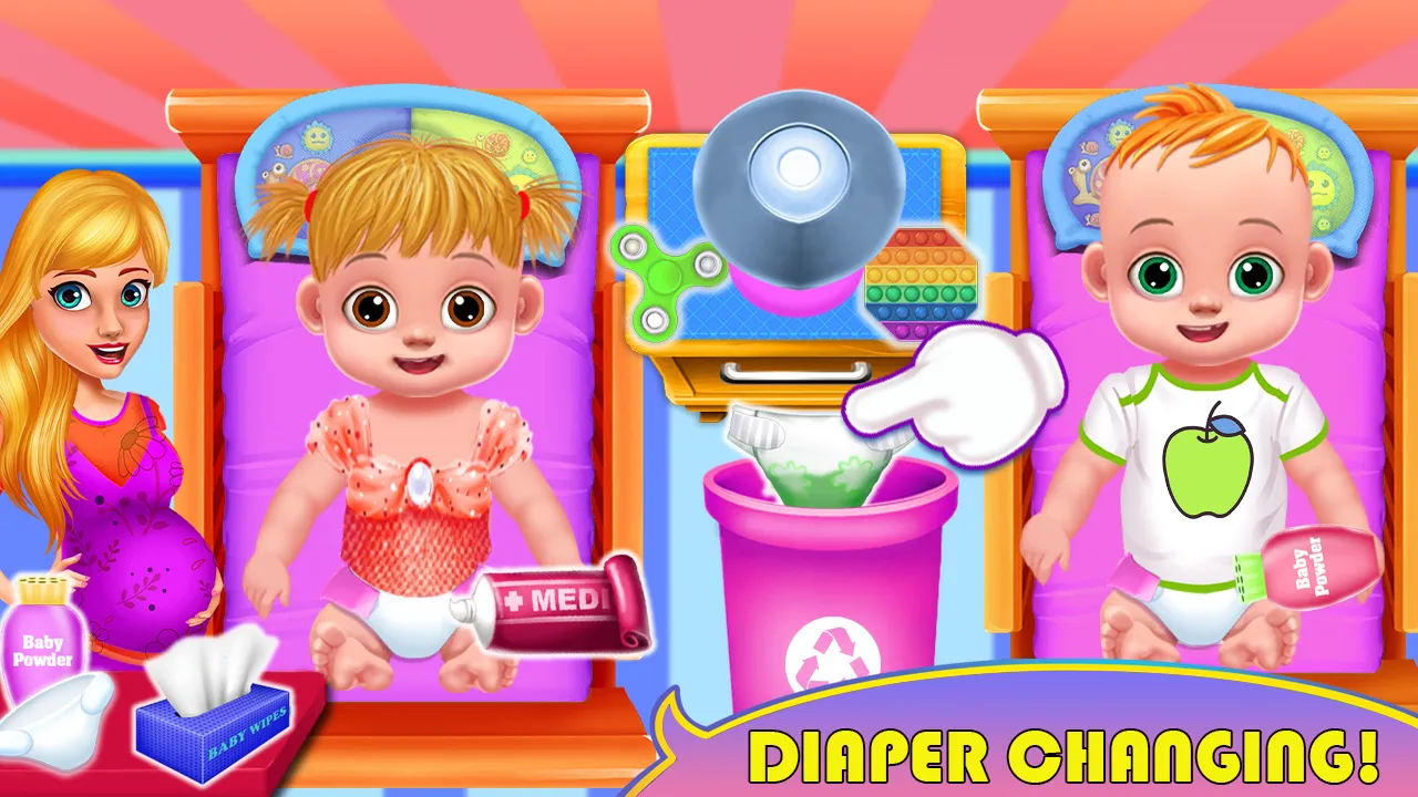 Mom Birth Twins Baby Simulator | Indus Appstore | Screenshot