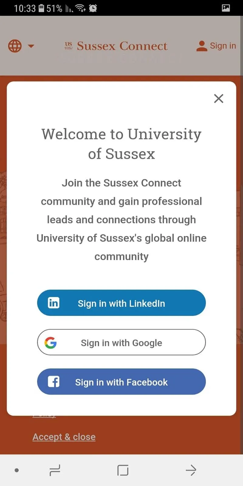 Sussex Connect | Indus Appstore | Screenshot