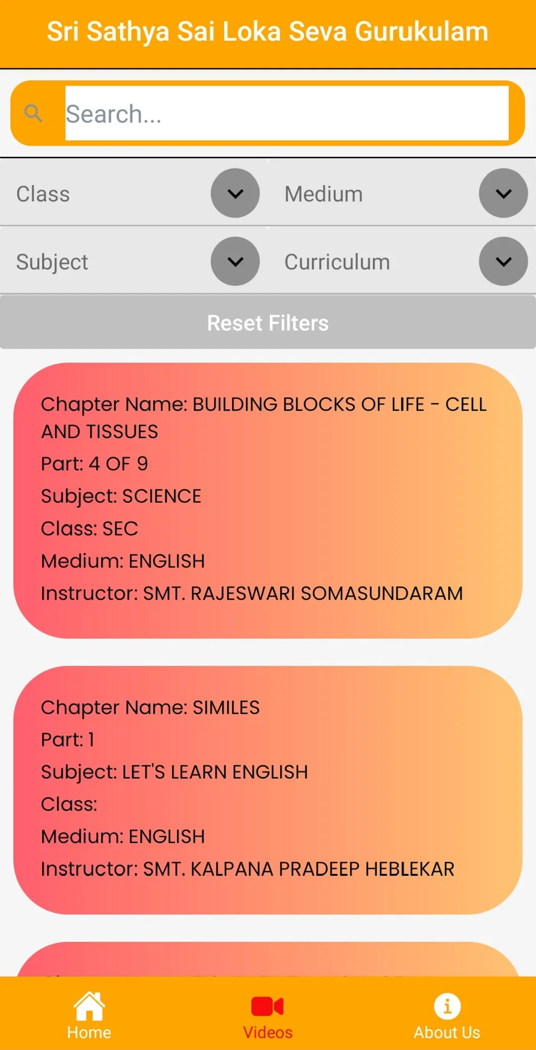 Sathya Sai Loka Seva Gurukulam | Indus Appstore | Screenshot