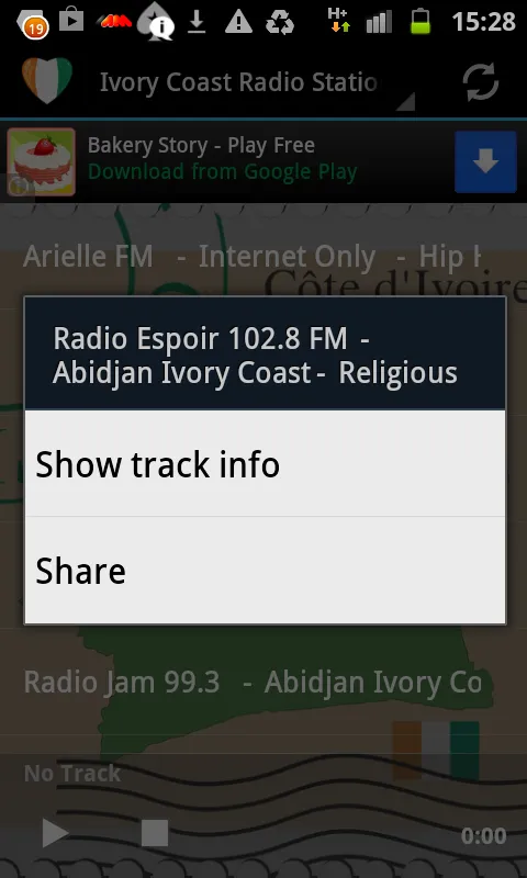 Ivory Coast Radio Stations | Indus Appstore | Screenshot