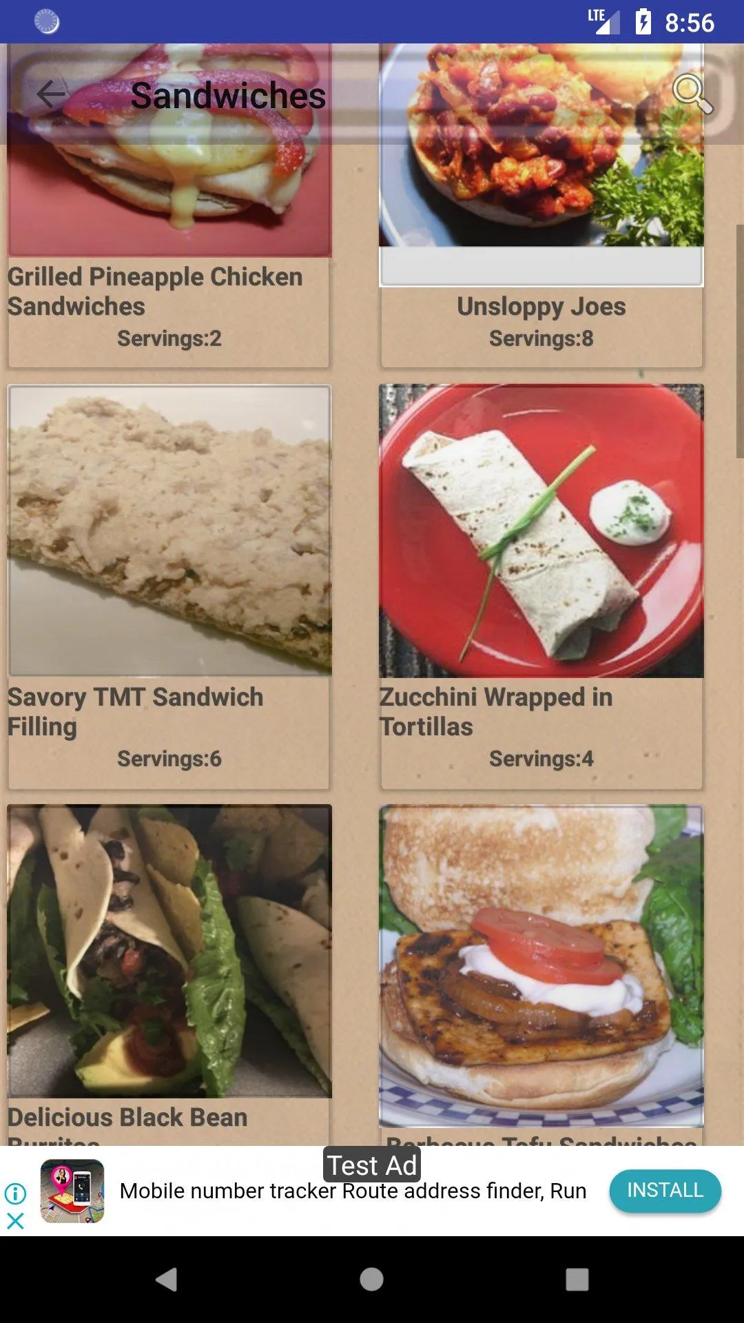 Sandwich Recipes and Wrap Reci | Indus Appstore | Screenshot