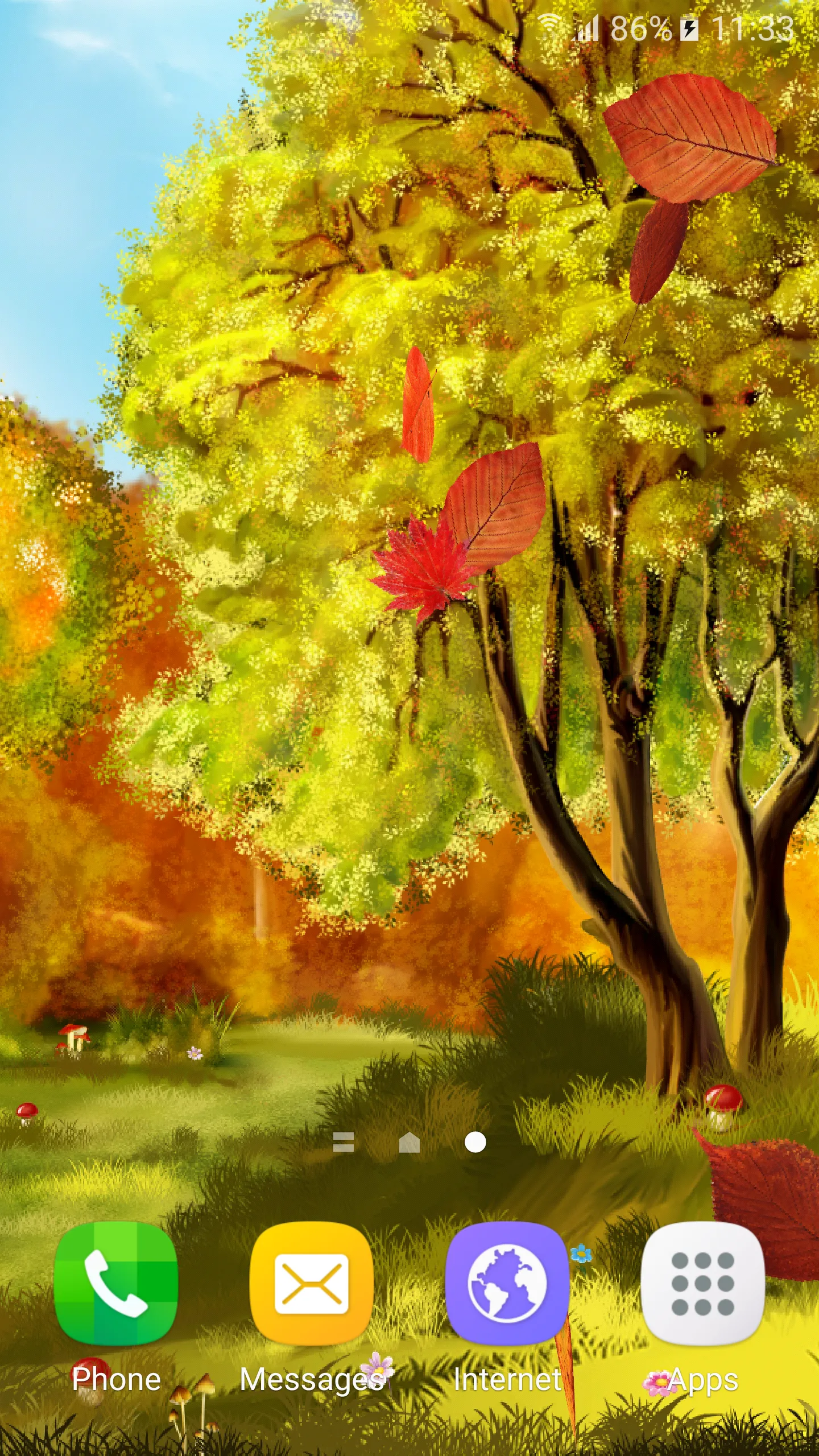 Autumn Leaf Fall Wallpaper | Indus Appstore | Screenshot