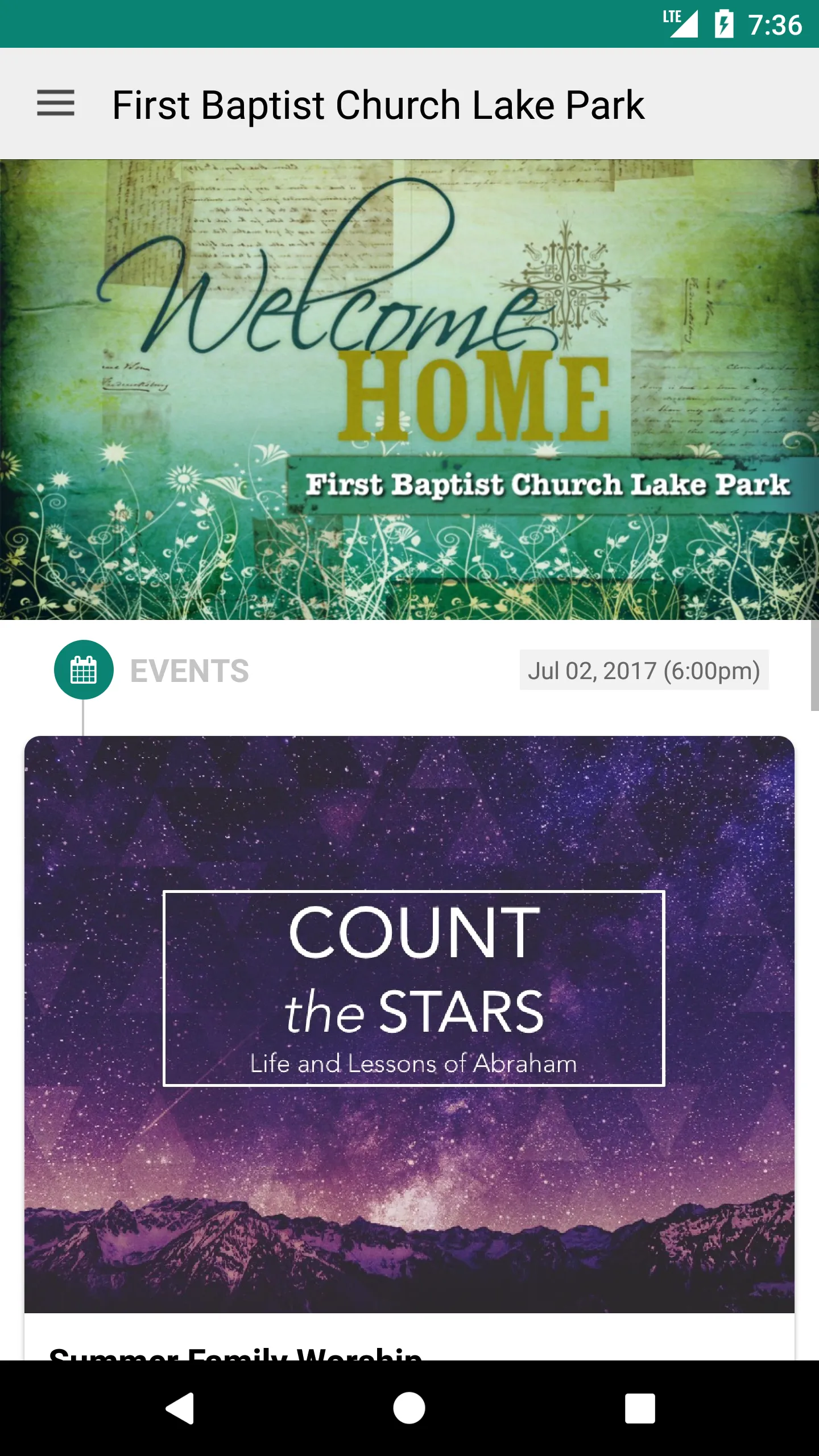 First Baptist Church Lake Park | Indus Appstore | Screenshot