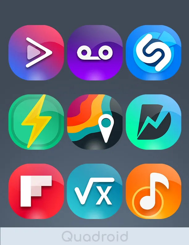 Quadroid - Icon Pack | Indus Appstore | Screenshot