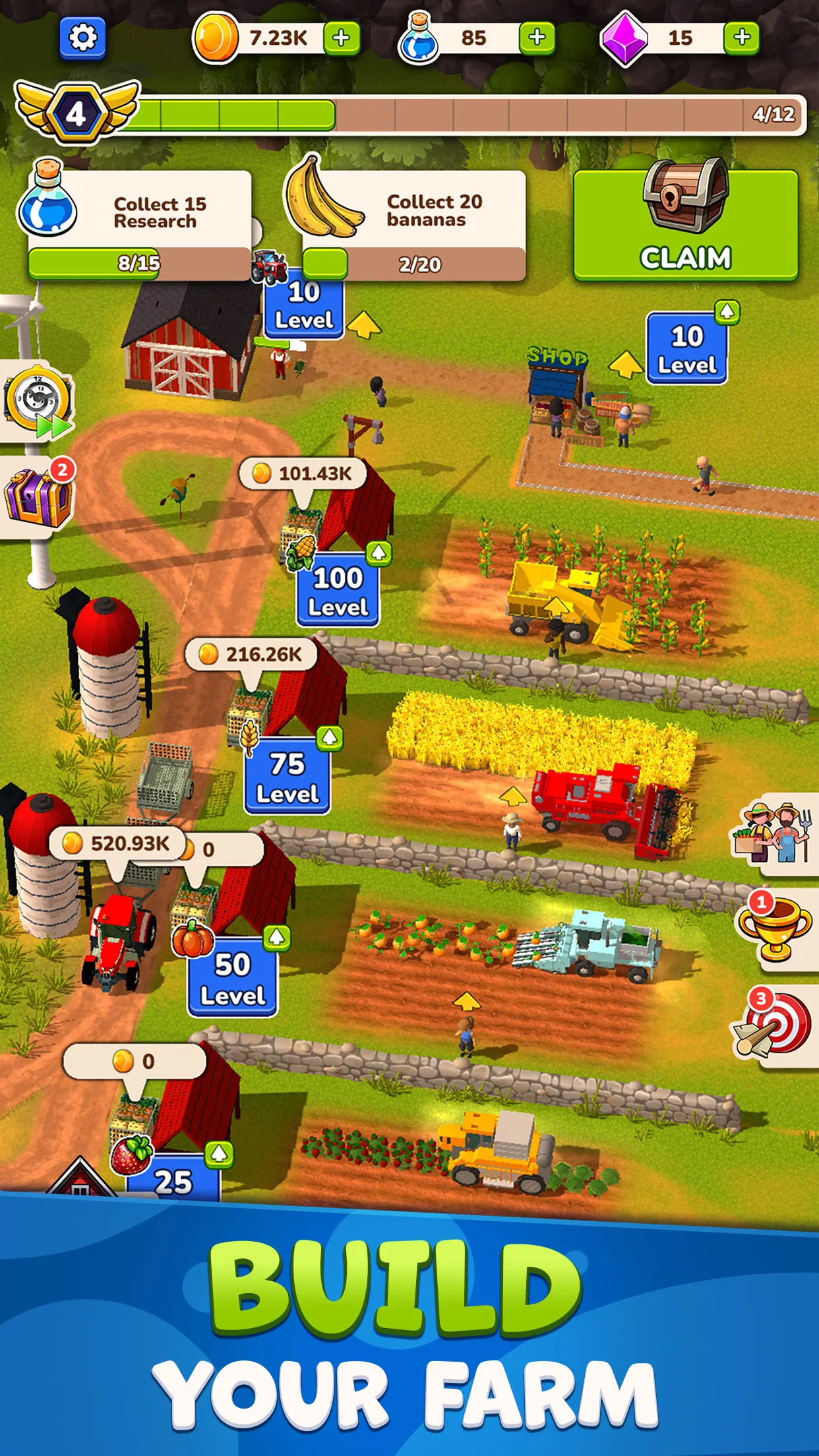 Idle Farm: Farming Simulator | Indus Appstore | Screenshot