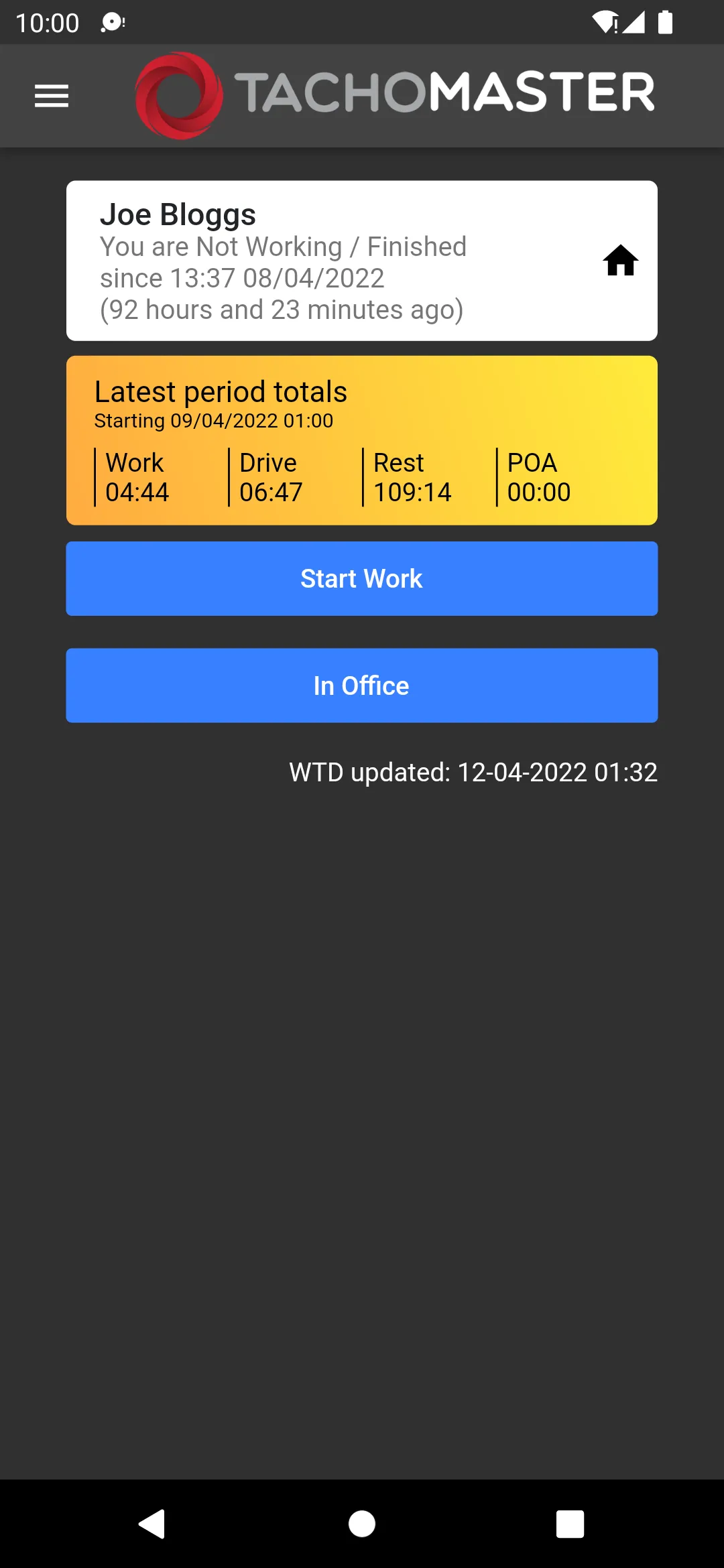 Tachomaster Worker | Indus Appstore | Screenshot