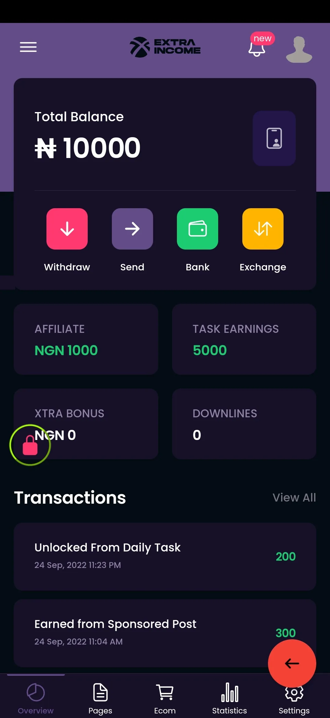 Xtraincome Org App | Indus Appstore | Screenshot