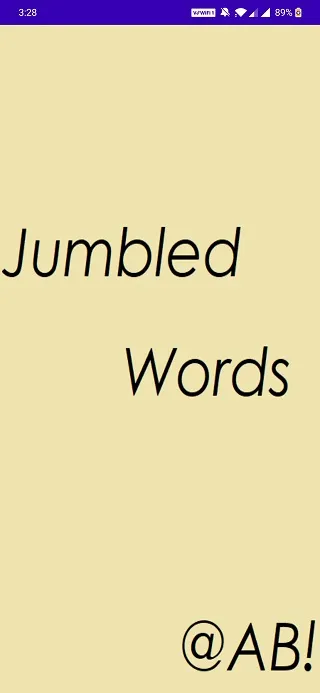 Jumbled Words | Indus Appstore | Screenshot