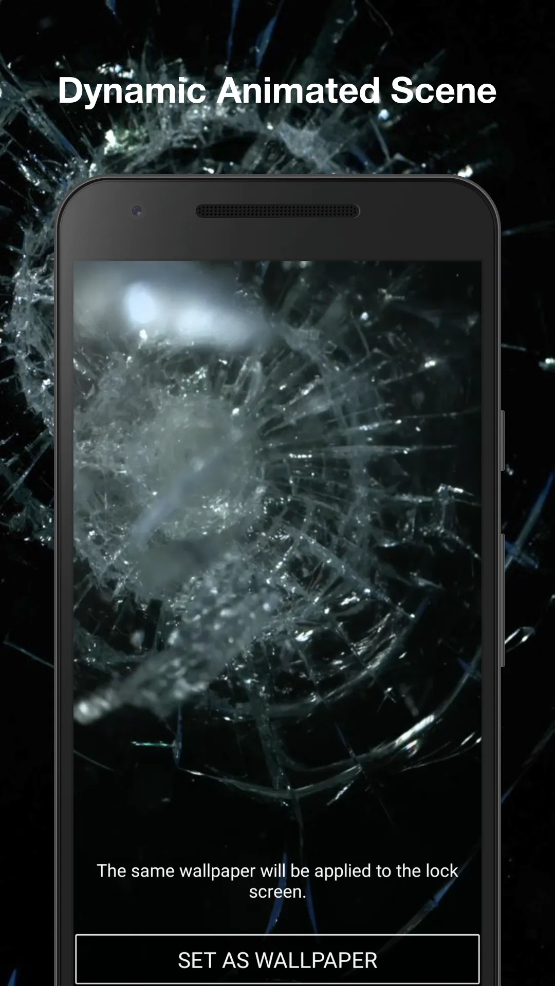 Broken Screen Live Wallpaper | Indus Appstore | Screenshot