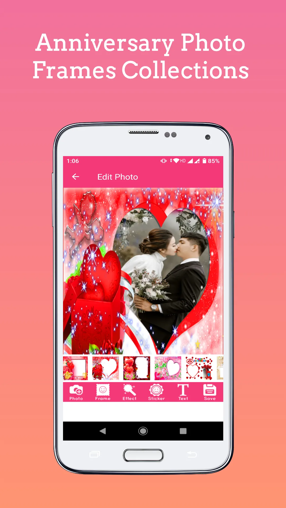 Anniversary Photo Frames | Indus Appstore | Screenshot