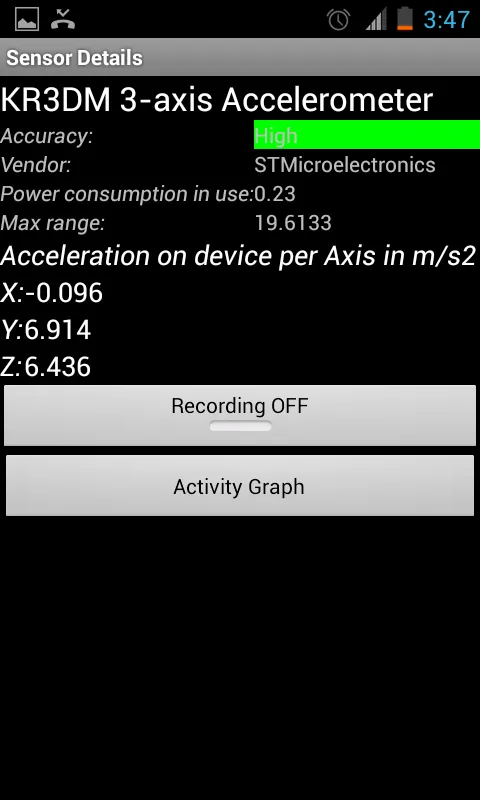 Sensors of Android | Indus Appstore | Screenshot