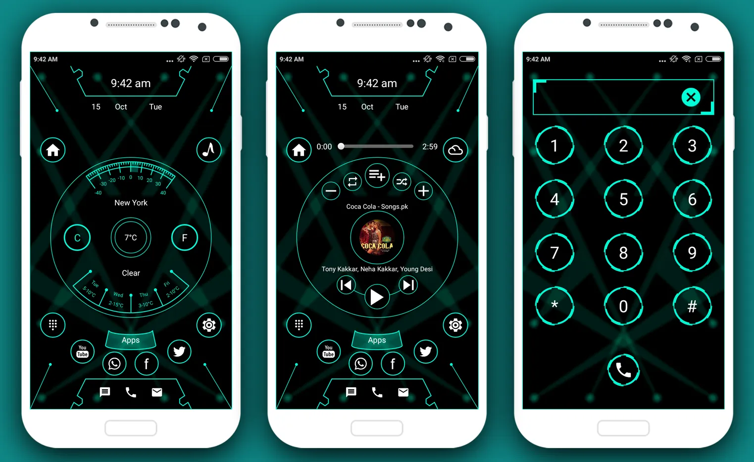 Futuristic Launcher 3 -AppLock | Indus Appstore | Screenshot