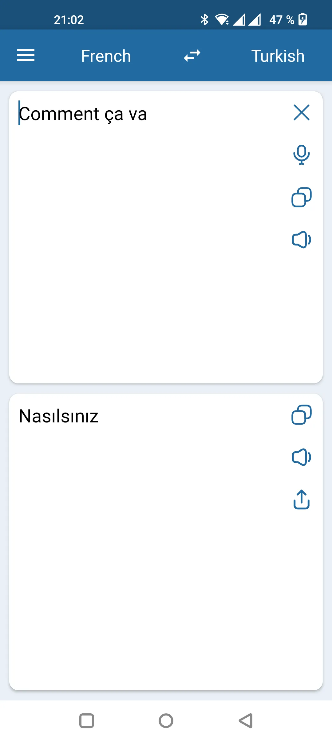 French Turkish Translator | Indus Appstore | Screenshot