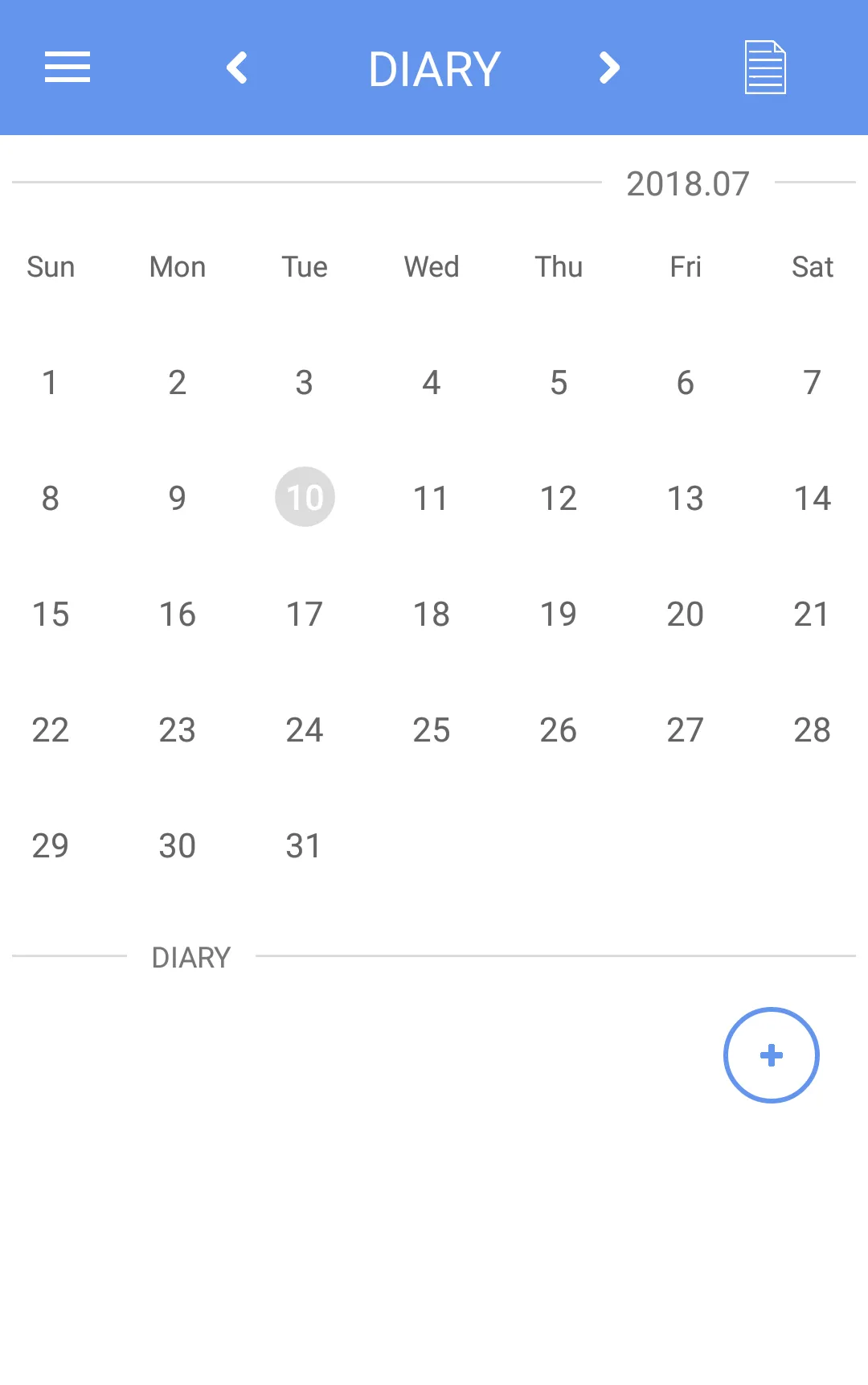 SIMPLE DIARY | Indus Appstore | Screenshot