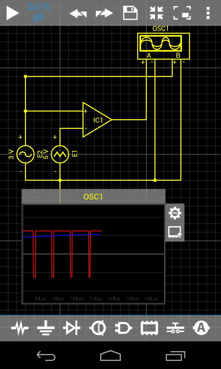 Droid Tesla Circuit Simulator | Indus Appstore | Screenshot