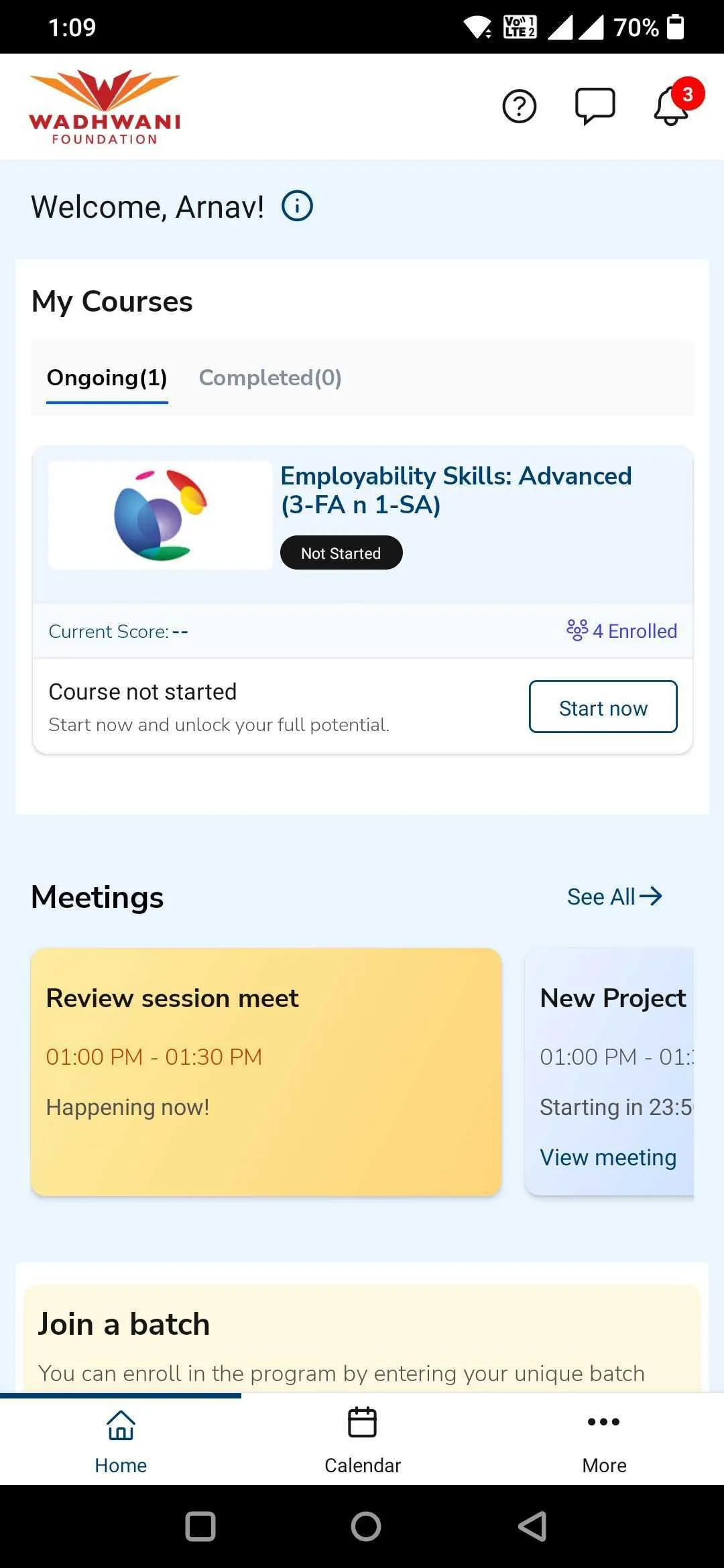 Wadhwani Skilling | Indus Appstore | Screenshot