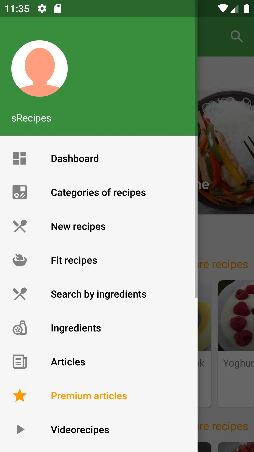 sRecipes | Indus Appstore | Screenshot