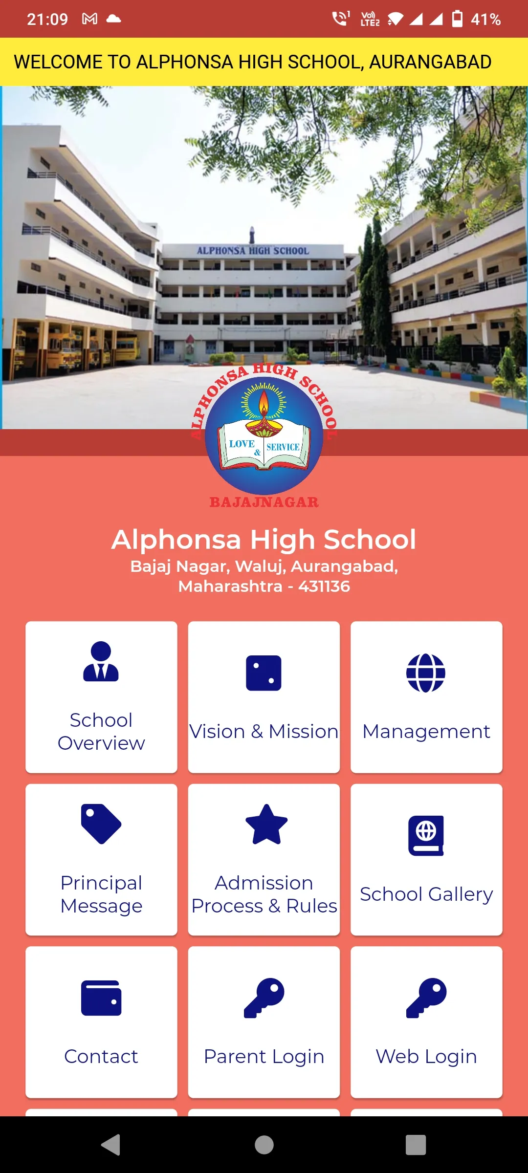 Alphonsa High School, Bajaj Na | Indus Appstore | Screenshot