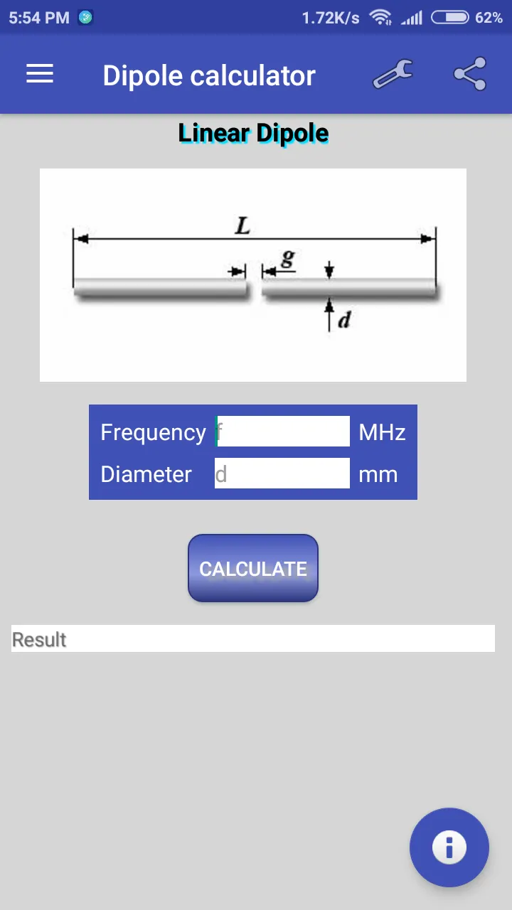 Dipole calculator | Indus Appstore | Screenshot