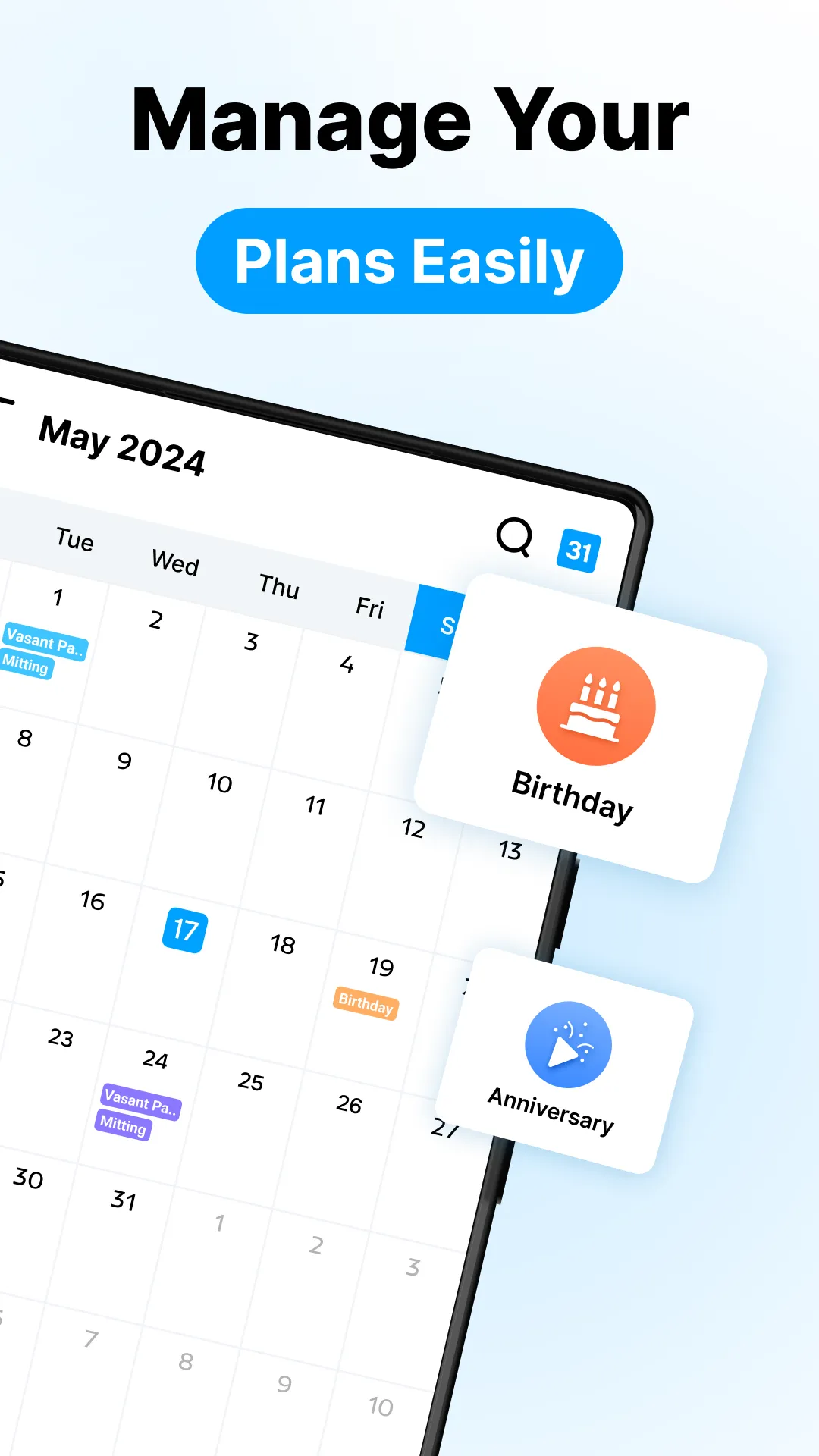 Calendar 2024 | Indus Appstore | Screenshot