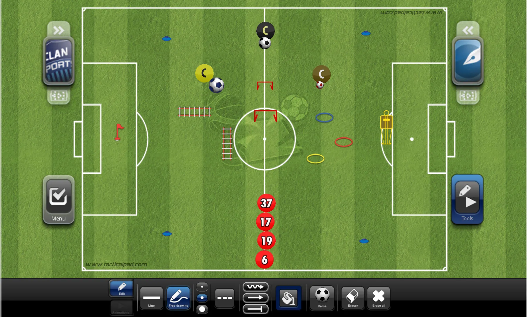 TacticalPad Coach's Whiteboard | Indus Appstore | Screenshot