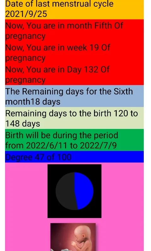 Pregnancy Calculation | Indus Appstore | Screenshot