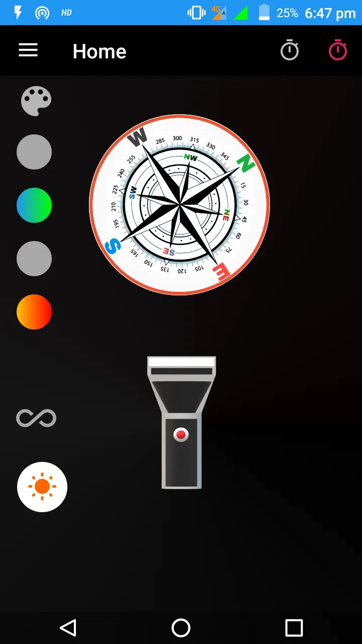 Flashlight:Compass Torch | Indus Appstore | Screenshot