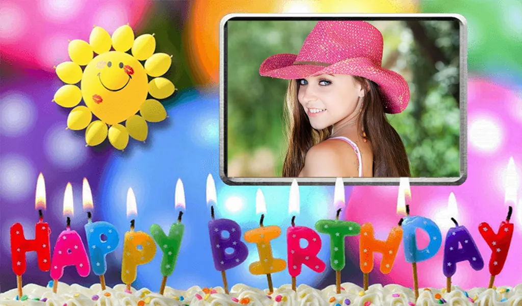 Birthday Photo Frame | Indus Appstore | Screenshot