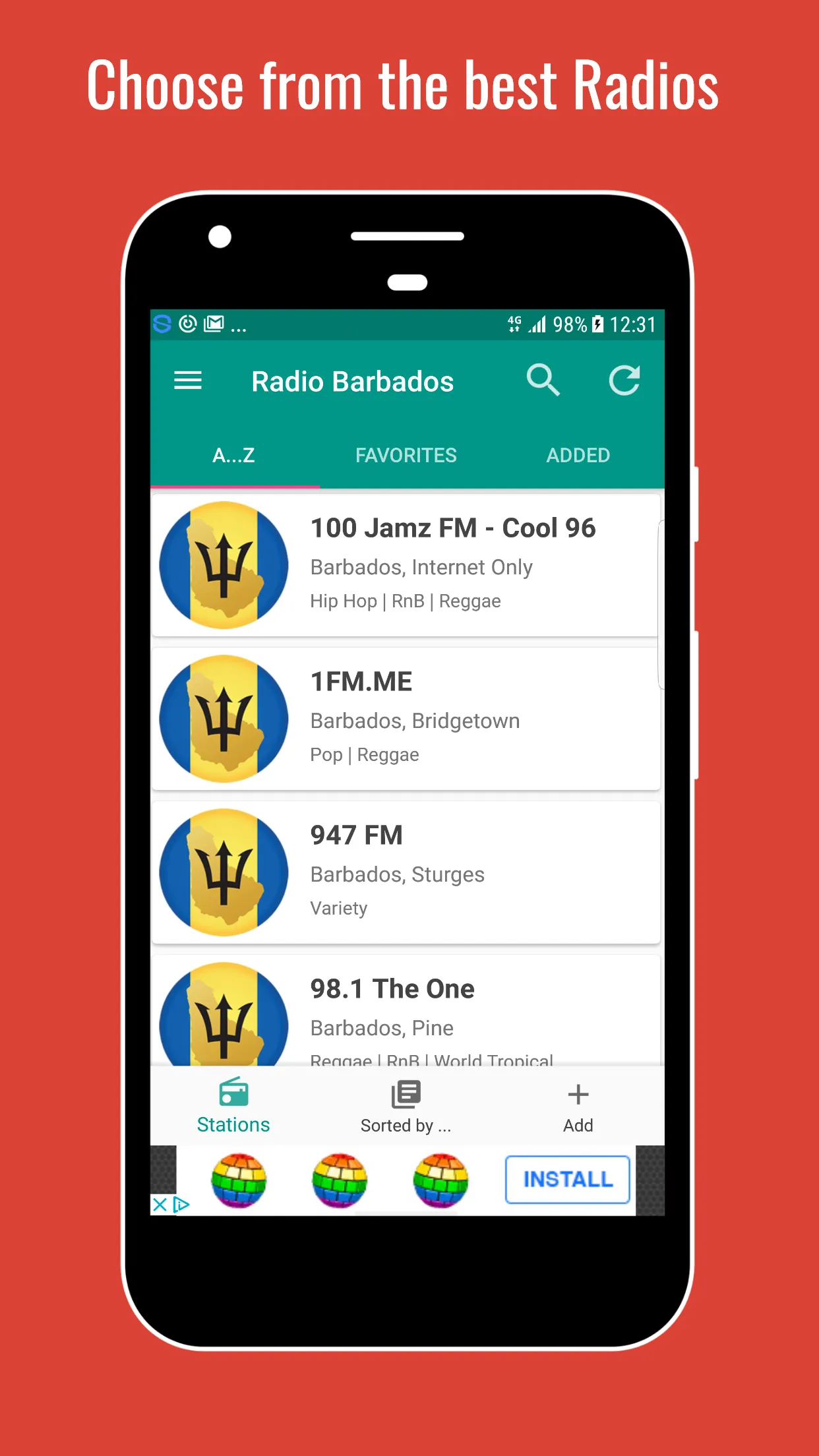 Barbados Radio Stations | Indus Appstore | Screenshot