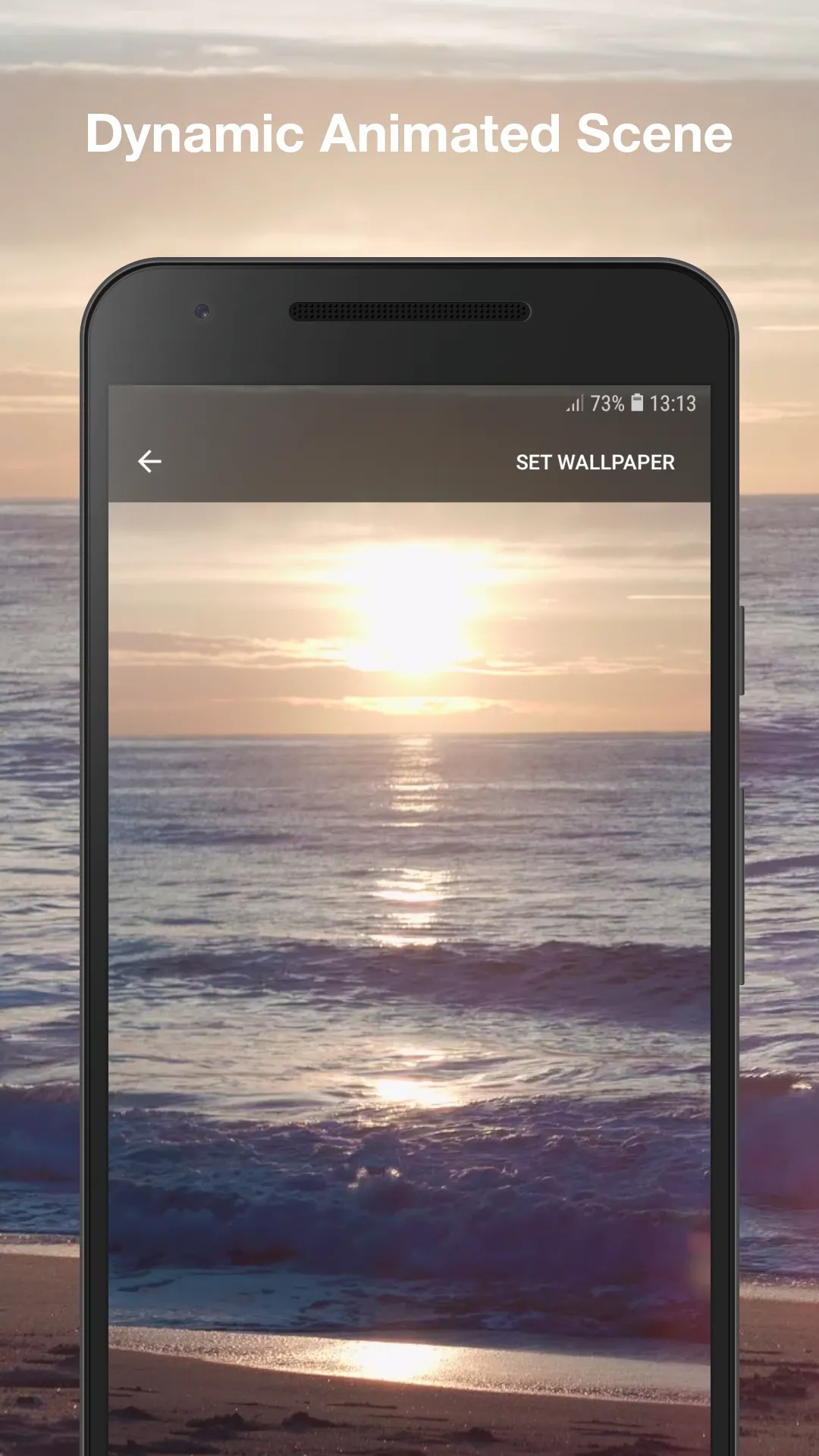 Sunset Ocean Live Wallpaper | Indus Appstore | Screenshot