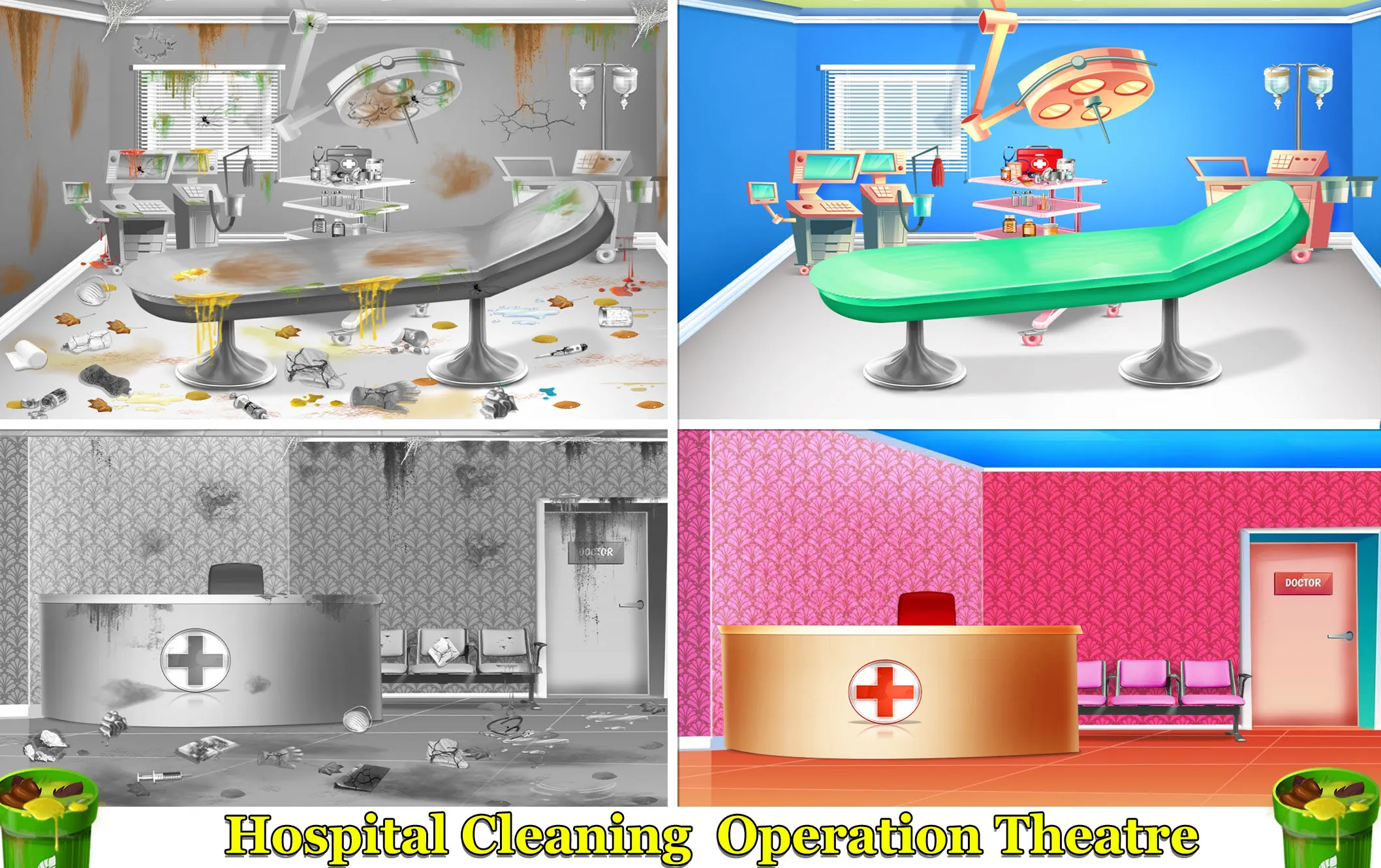 Girls Hospital Cleaning Games | Indus Appstore | Screenshot