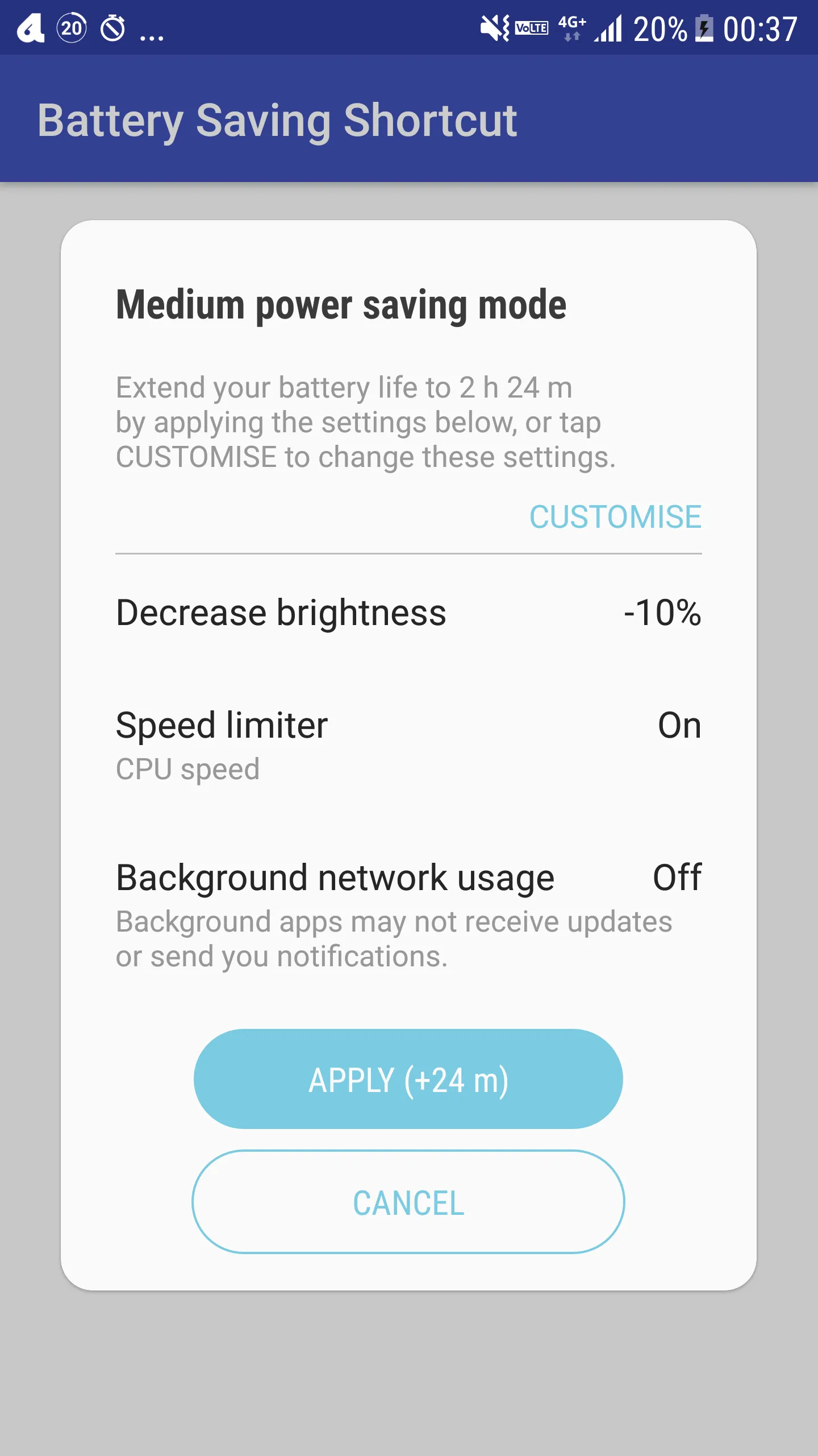 Battery Saving Shortcut | Indus Appstore | Screenshot