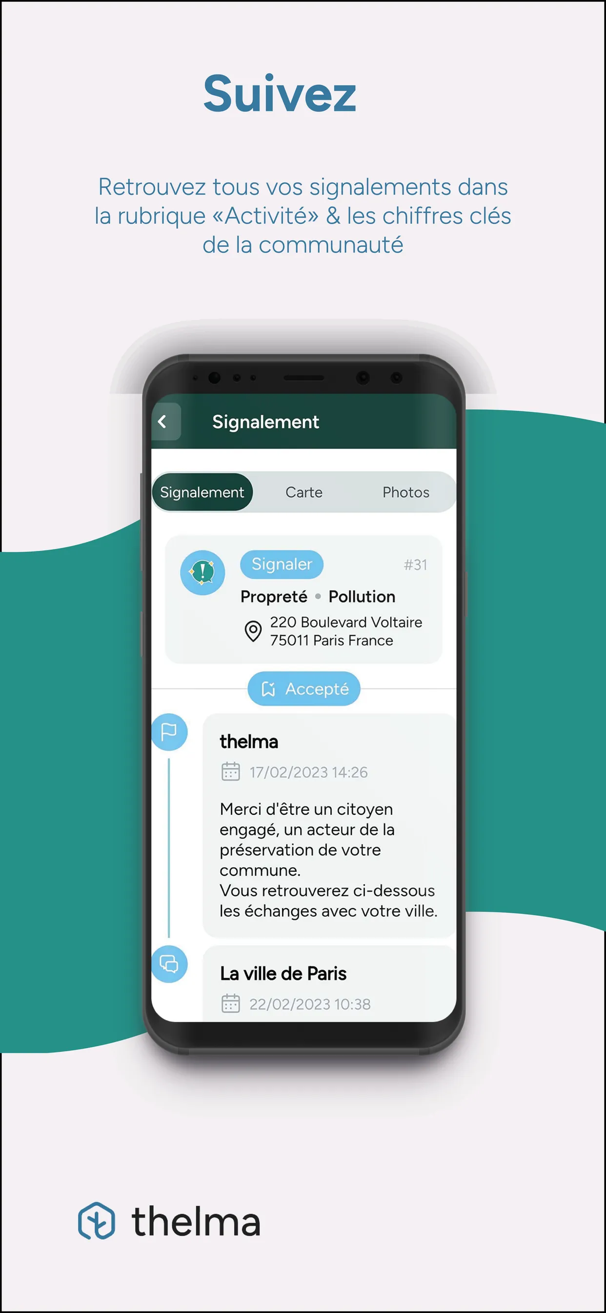 thelma (ex-TellMyCity) | Indus Appstore | Screenshot