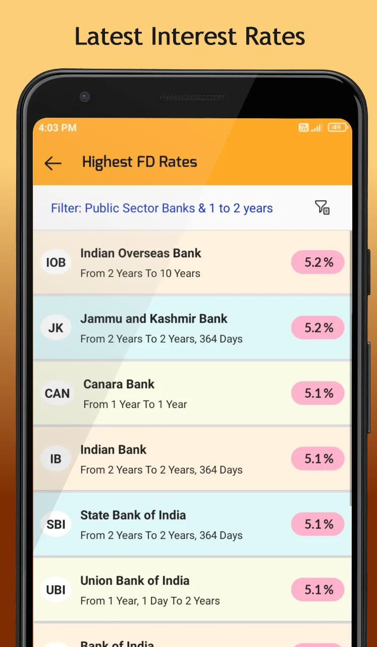 Bank FD Calculators - Fineezy | Indus Appstore | Screenshot