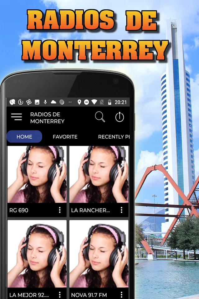 Monterrey radio stations | Indus Appstore | Screenshot