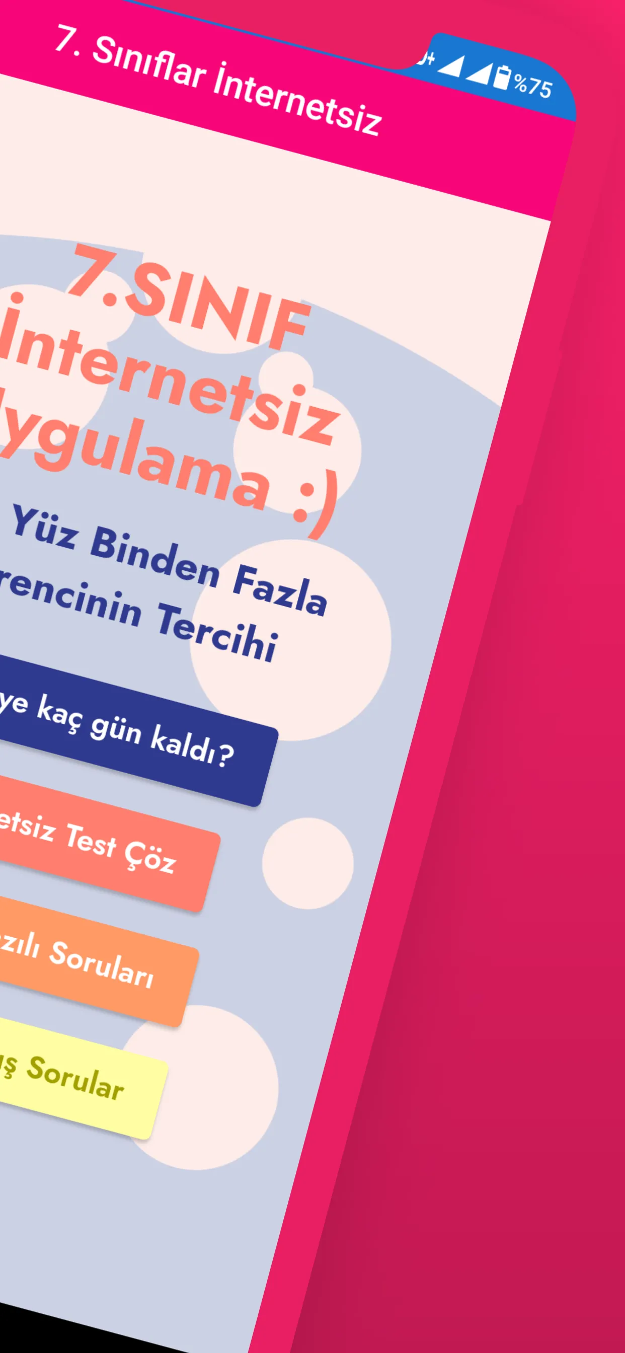 7.Sınıf Tüm Ders İnternetsiz | Indus Appstore | Screenshot