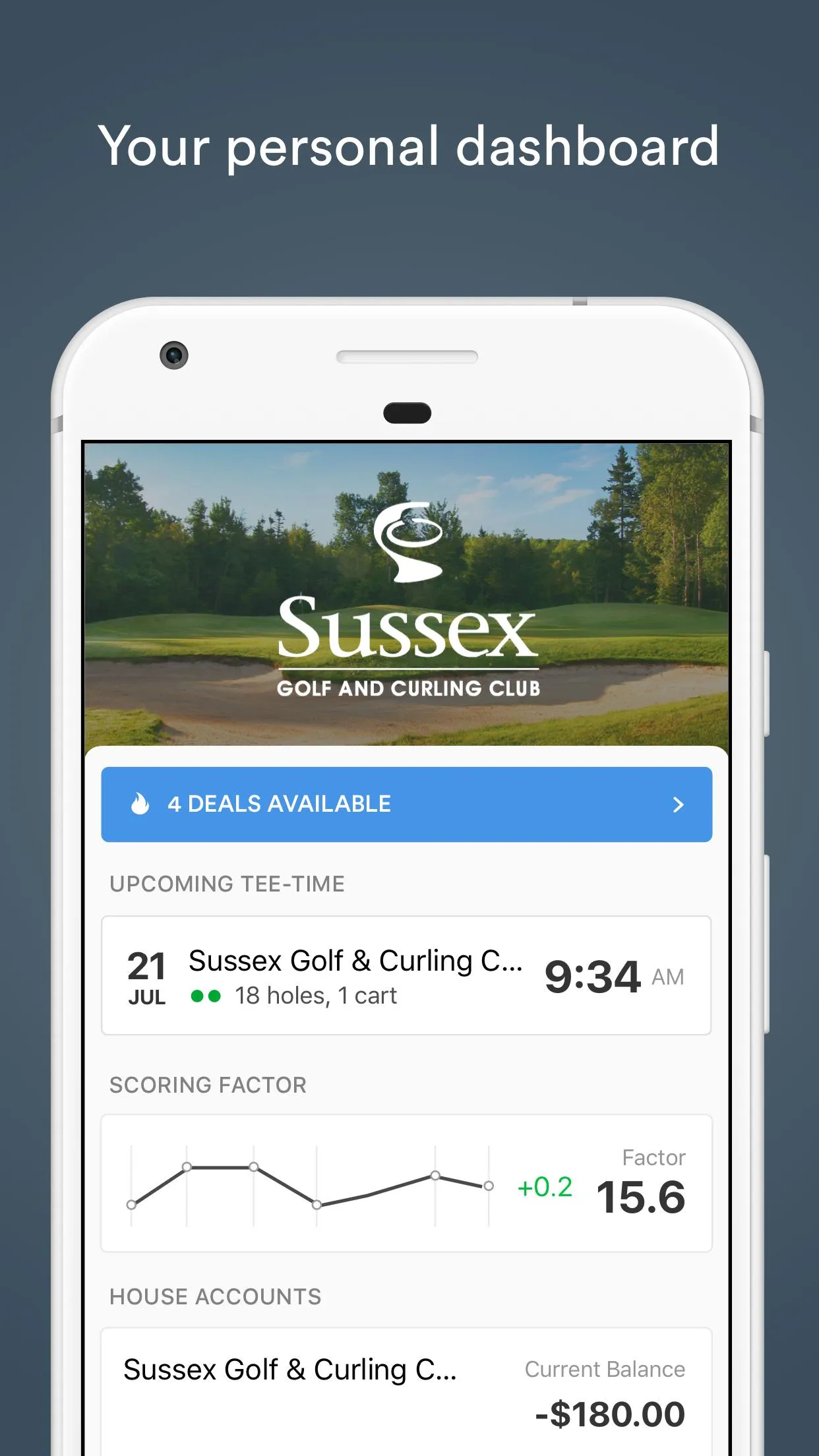 Sussex Golf & Curling Club | Indus Appstore | Screenshot