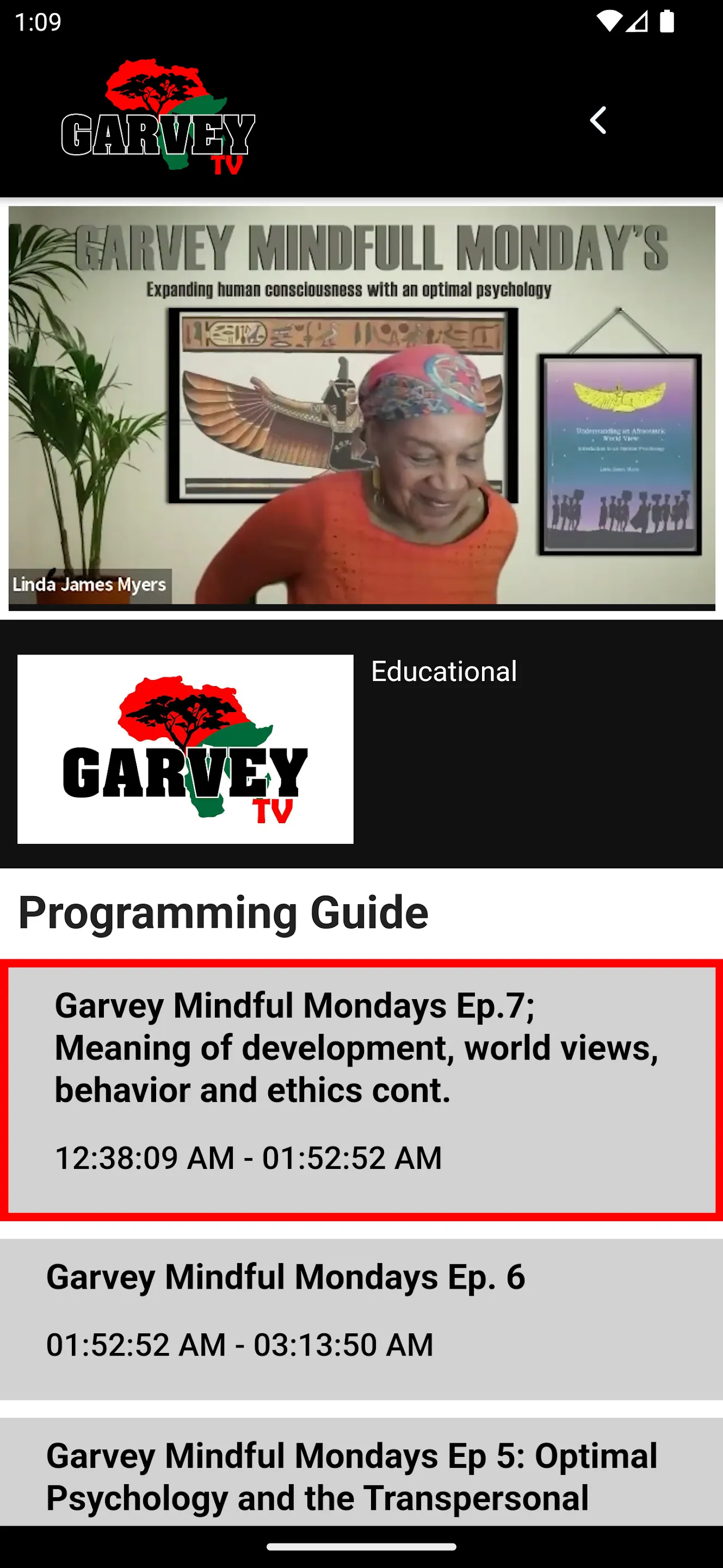 Garvey TV | Indus Appstore | Screenshot