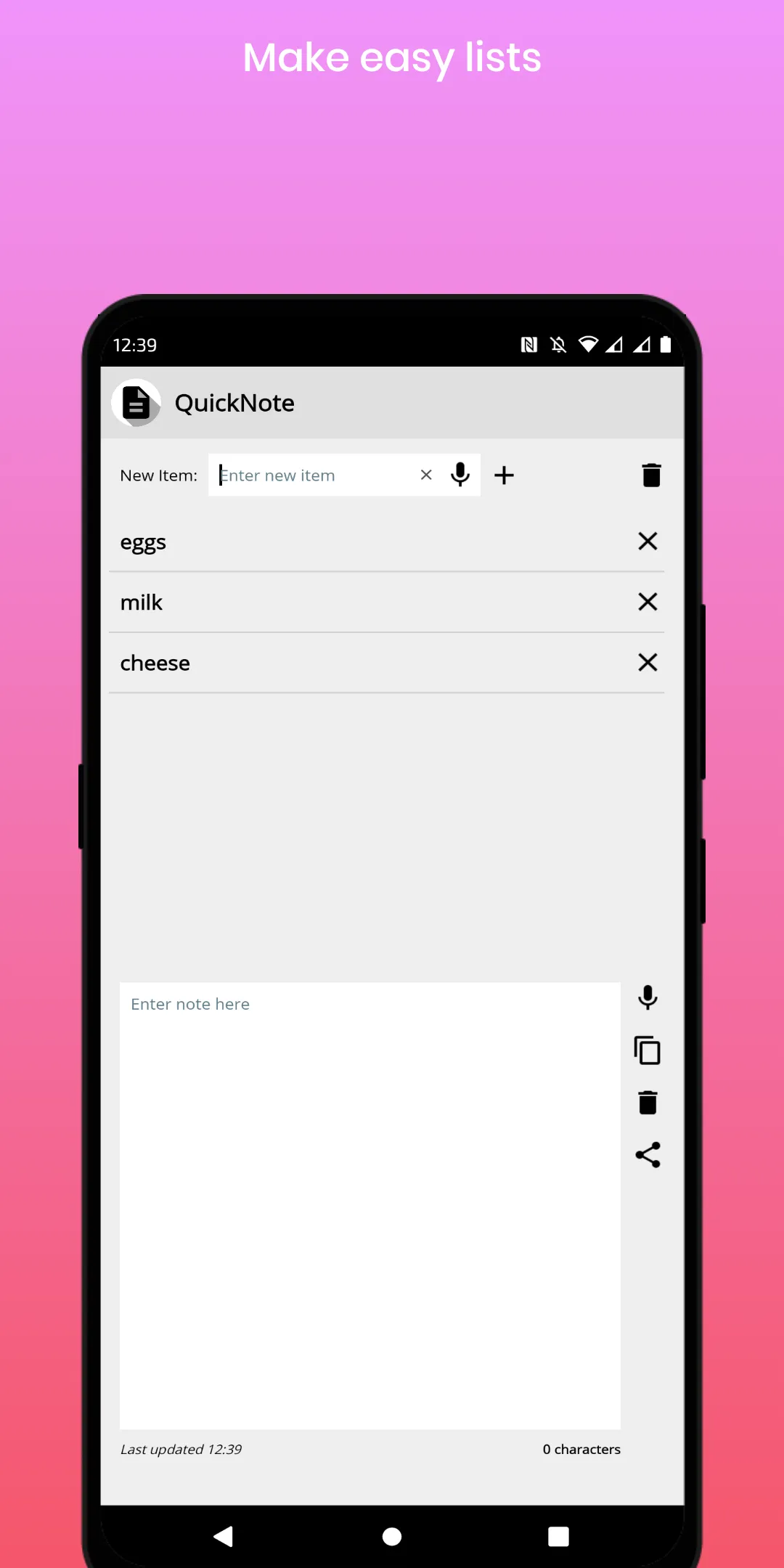 QuickNote - Note Taker + To-Do | Indus Appstore | Screenshot