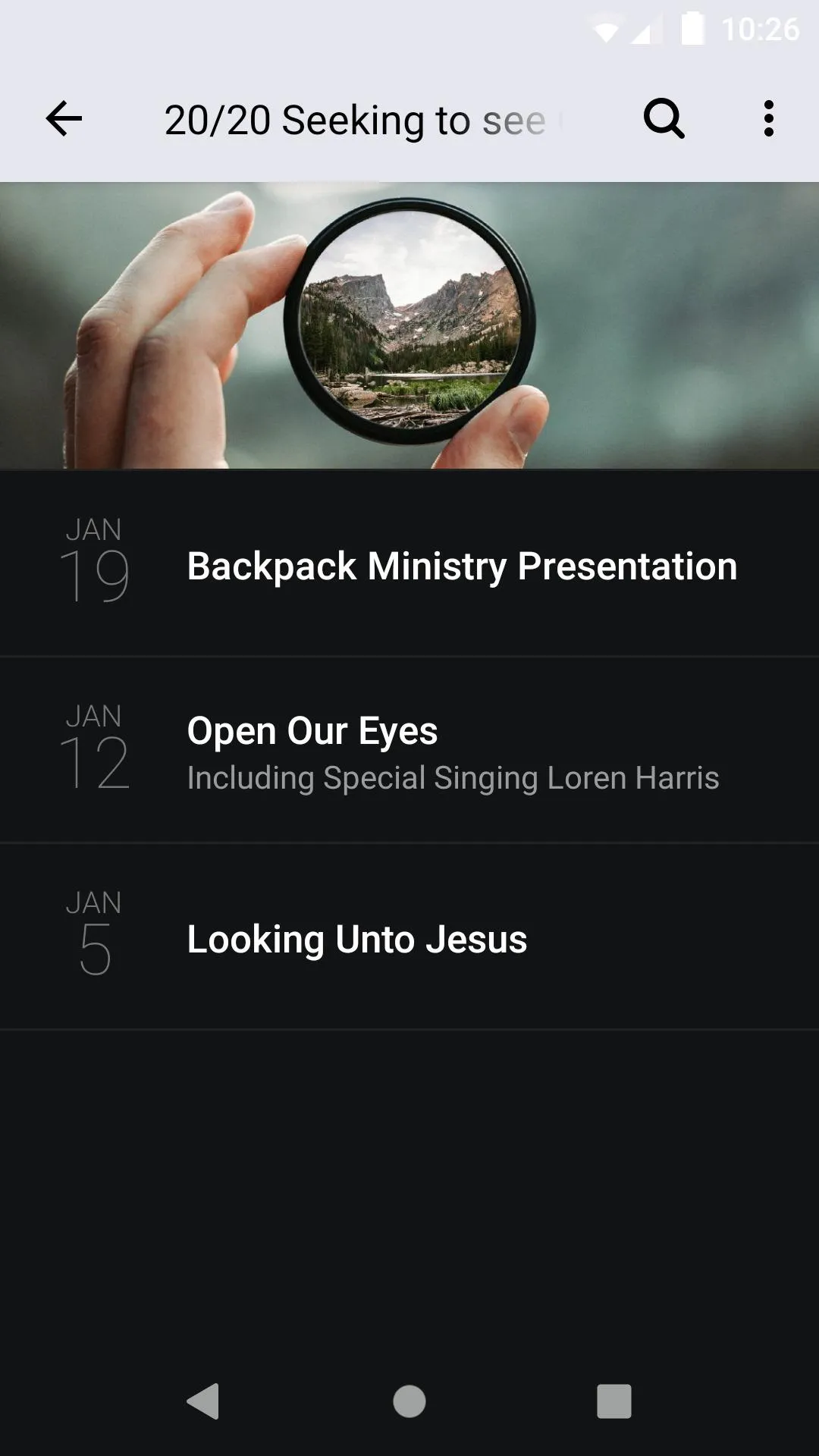 Grassy Creek Baptist Church | Indus Appstore | Screenshot