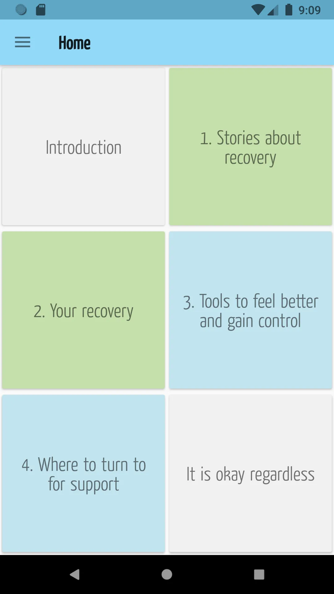 Recovery Guide – self care | Indus Appstore | Screenshot