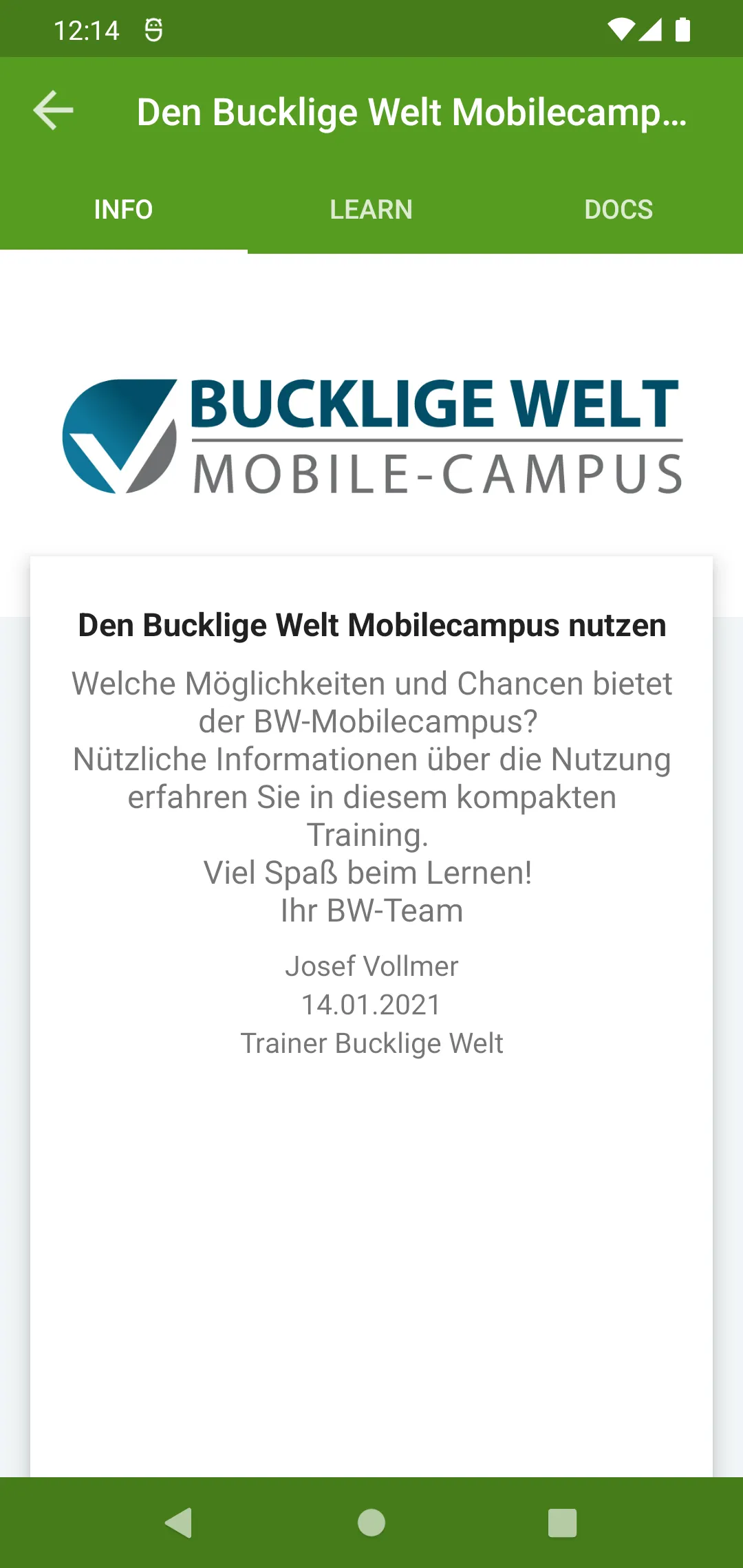 Bucklige Welt- Mobilecampus | Indus Appstore | Screenshot